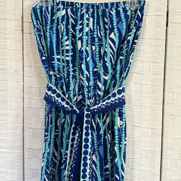Lilly Pulitzer Tia Strapless Jumpsuit - Picture 3 of 15